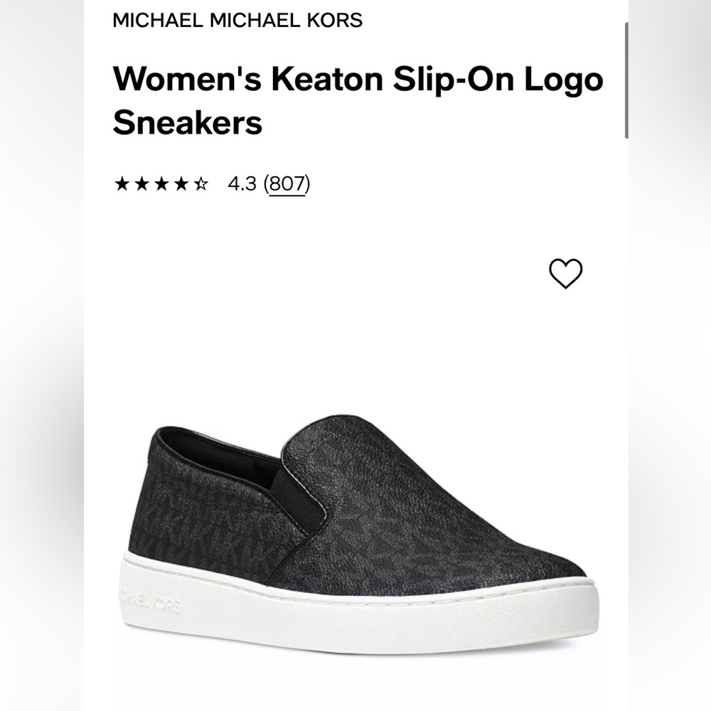 Womens Michael Kors slip on shoes